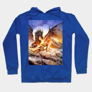 Dragon Guarding Sacred Books Hoodie